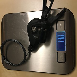 Gewicht Shimano Schalthebel SLX SL-M7100-IR 