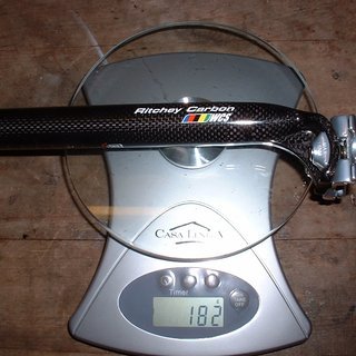 Gewicht Ritchey Sattelstütze WCS Carbon 2-Bolt 27,2 x 350