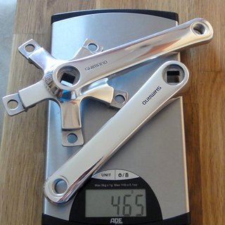 Gewicht Shimano Kurbel XT FC-M730 (tuned) 150mm, 4-kant