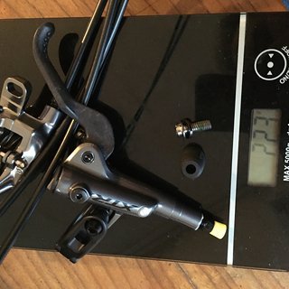 Gewicht Shimano Scheibenbremse XTR BR-M9100 HR, 1700mm
