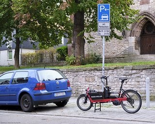 Wo Autos parken, dürfen auch Cargobikes stehen. So einfach ist das.