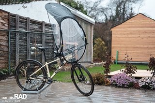 Gestatten: Der WIP Wetterschutz als Frontscheibe fürs Fahrrad