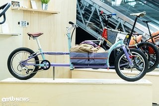 Absolutes Messehighlight: Das Lasti, ein Lastenrad für Kinder.