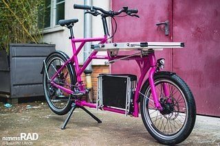 Das Schoof & Jensen-Lastenrad soll ohne E-System leichte 22 kg wiegen.