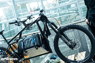 Auch fürs grobe war was dabei – das Woodland Cycles Cargo-Bike aus der Nähe von Bremen ist nicht fürs Flachland gebaut.