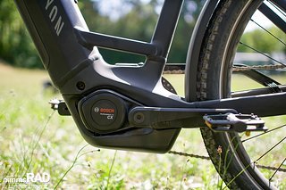 Neuer Bosch Performance Line CX Gen5-Motor, per App auf bis zu 100 Nm Drehmoment konfigurierbar, für kraftvolle Unterstützung auf jedem Terrain. Neuer Bosch Performance Line CX Gen5-Motor, per App auf bis zu 100 Nm Drehmoment konfigurierbar, für kraftvolle Unterstützung auf jedem Terrain.
