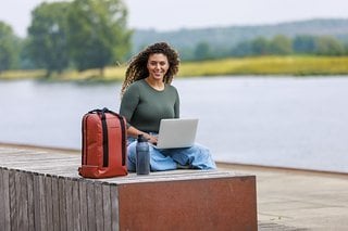 Der Nevada Backpack von New Looxs bietet Platz für bis zu 17" große Laptops.