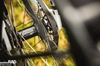 Ein enormer Vorteil: Die Pinion E1 GBU macht E-Bikes mit extrem leichtem Hinterrad möglich.