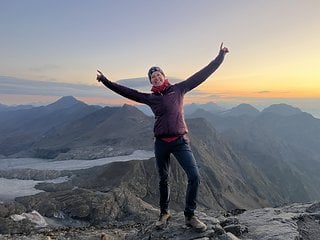 Sympathisch: Wenn Antje von Dewitz mal nicht die Vaude-Geschäfte führt, überquert sie die Alpen.