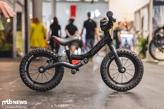 Dieses Mini-Bike von Puky ist bereits gefedert und eine unser Kinderbike-Entdeckungen der letzten Eurobike.