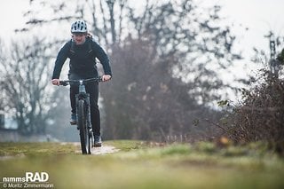 Unterwegs mit dem Numinis wundert man sich, wo sich in der Stadt überall schöne Trails verstecken.