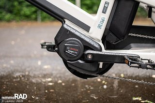 Kraftvoll im Alltag: Der Bosch Cargo Line-Motor mit 85 Nm meistert selbst steile Anstiege mit voller Beladung.