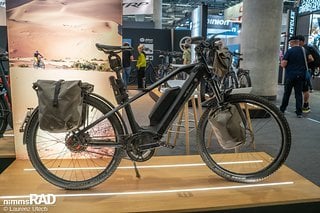 Das XD3 von E-Bike-Abenteurerin Susanne Brüsch am Stand von HNF Nicolai.