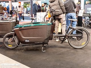 Tenways präsentierte sein Cargo One, das mit einem voraussichtlichen Preis von 4.999 € eine preisgünstige Alternative zu Urban Arrow & Co. sein dürfte.