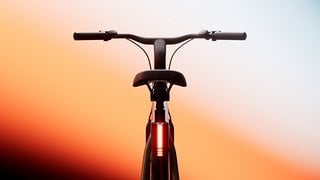 Der 374 Wh große Akku des 21 kg schweren E-Bikes ist zum Laden entnehmbar.