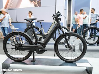 Der Alu-Rahmen des modernen Moustache J Comfort-E-Bikes wird aus europäischem Aluminium gegossen.