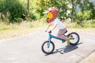 Nur für die ganz Kleinen ist das Rad zu groß