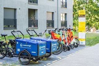 E-Lastenradsharing-Angebote von Avocargo gibt es bereits in München und Berlin.