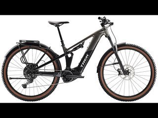 Trek Powerfly+ FS 4 Equipped – Vielseitiges SUV-E-Bike mit 130 mm Federweg, Bosch Performance Line CX Motor und erweiterbarem 600-Wh-Akku für 4.799 € (UVP).