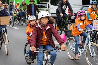 Kinder auf Fahrrädern gehören zu den vulnerabelsten Verkehrsteilnehmenden.