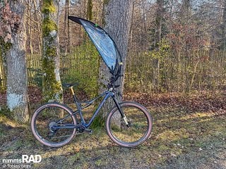 OK, das wäre dann wohl eines der ungewöhnlisten XC-Race-Bikes, die da draußen rumfahren