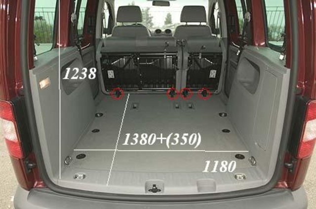 VW Caddy 2K Life Bj.09 Einzelsitz 2.Reihe rechts Stoff Rücksitz